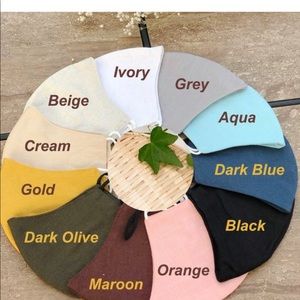 Set of 3 masks- Linen Face Mask-Better Breathing